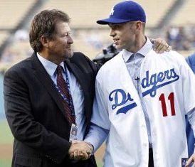 Logan White, the Dodgers' assistant general manager for amateur… (Danny Moloshok / Associated Press)