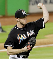 Chris Reed MLB Debut, Picture Courtesy of South Florida Sun-Sentinel